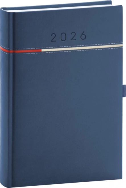 Denný diár Tomy modro-červený 2026