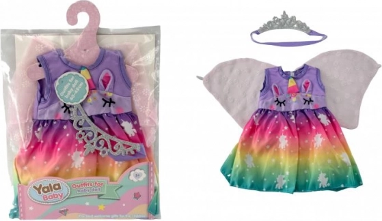 Oblečenie pre bábiku s jednorožcami 40 - 43 cm
