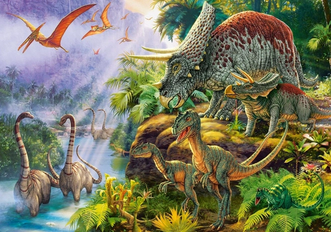 Castorland Puzzle Údolie dinosaurov