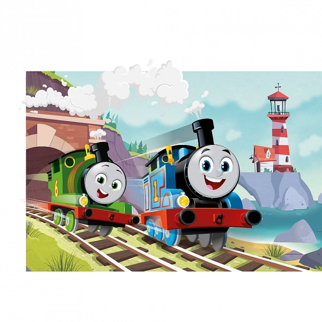 Puzzle 24 Maxi Thomas a Percy na koľajniciach