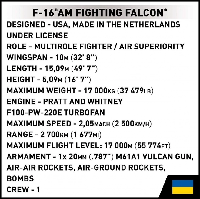 Stavebnica F-16C Fighting Falcon