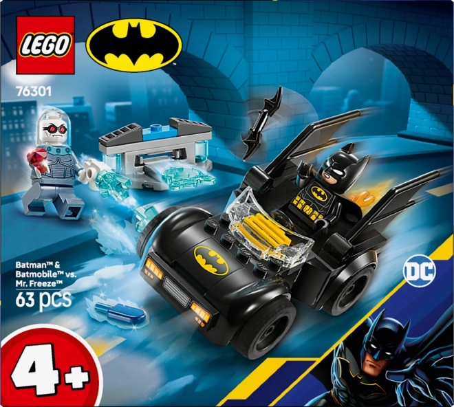 Lego super hrdinovia Batman a Batmobil proti Mr. Freeze