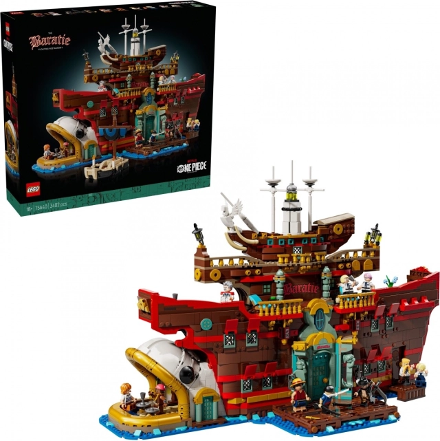 Lego ONE PIECE plávajúca reštaurácia Baratie
