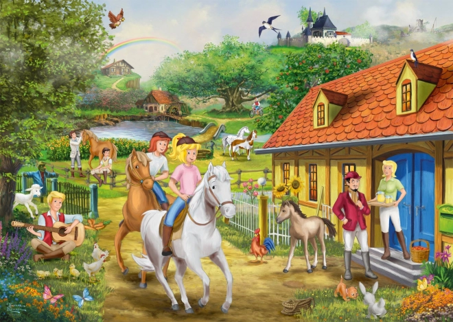 Puzzle Bibi a Tina: Martinova farma 1000 dielikov