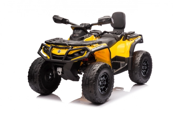 Detská štvorkolka Can Am Outlander ATV žltá