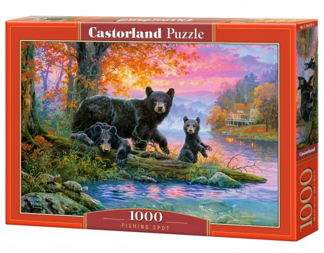 Castorland Puzzle Miesto na rybolov 1000 dielikov