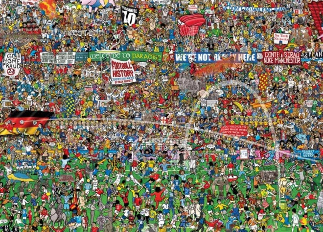 História futbalu Puzzle 3000 dielikov