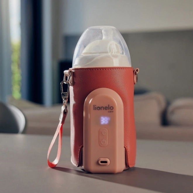 Bezdrôtový ohrievač fliaš Thermup Go Evo Coral Pink