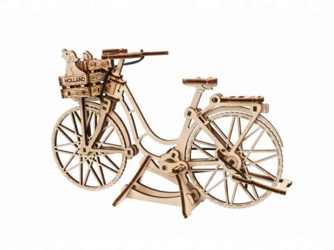 Ugears drevené mechanické puzzle bicykel Holland