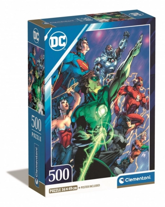 Puzzle 500 dielikov DC Comics Liga Spravodlivých