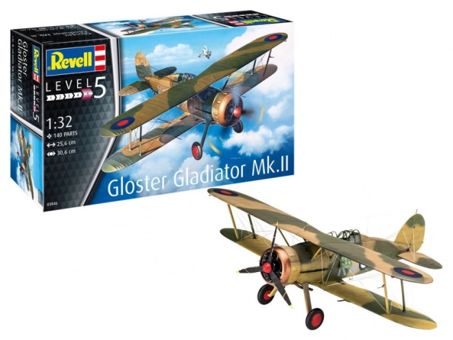 Plastikový model Gloster Gladiator Mk II