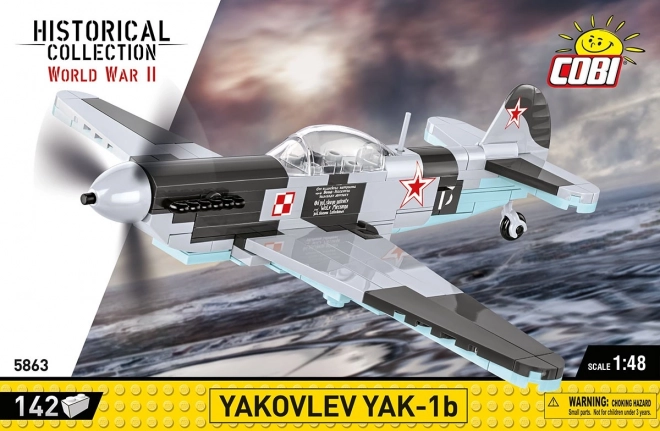 Stavebnica lietadla Yak-1b