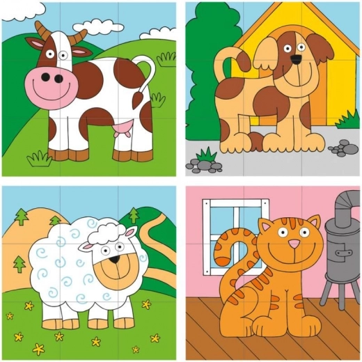 Farebná ilustrácia zvieratiek