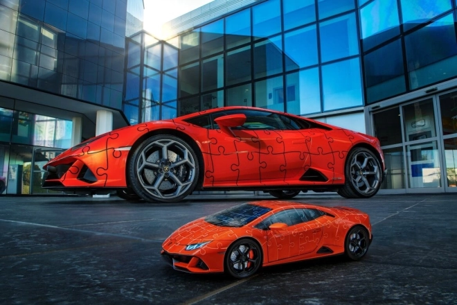 Lamborghini Huracán Evo zelené skladačky