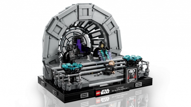 LEGO Star Wars Císařov trónny sál – diorama