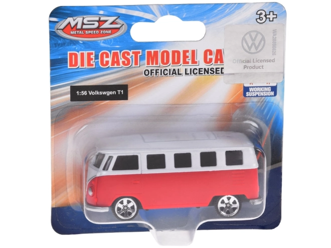 Kovový model Volkswagen T1 1:56