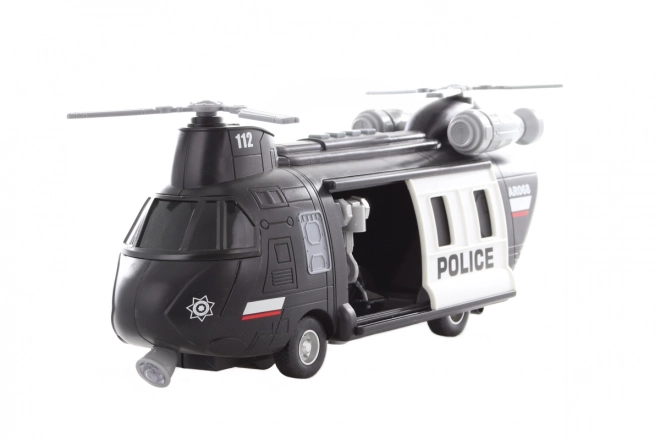 Policajná helikoptéra na batérie