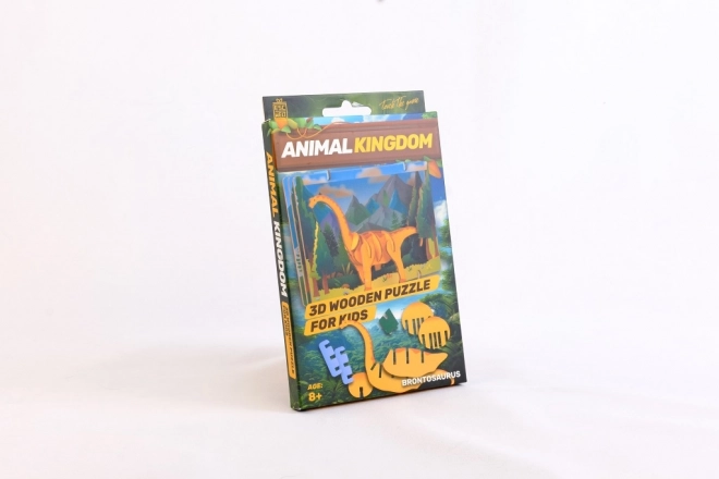 EscapeWelt 3D drevené puzzle Brontosaurus