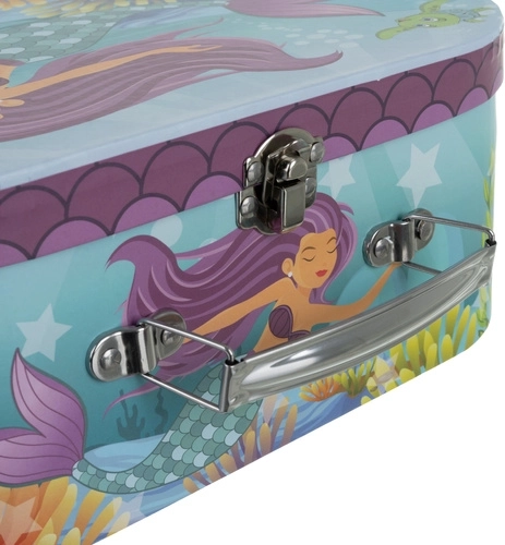 Pevný kovový kufrík na cesty