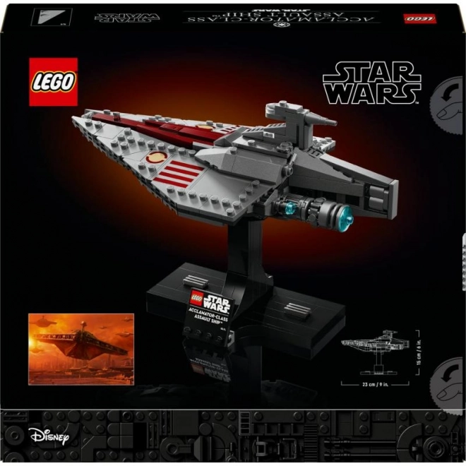 Lego Star Wars krížnik typu Acclamator