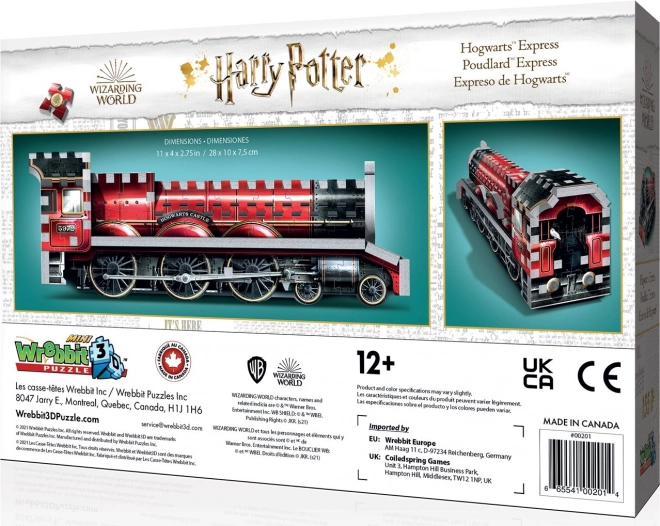 Wrebbit 3D puzzle Harry Potter: Bradavický expres