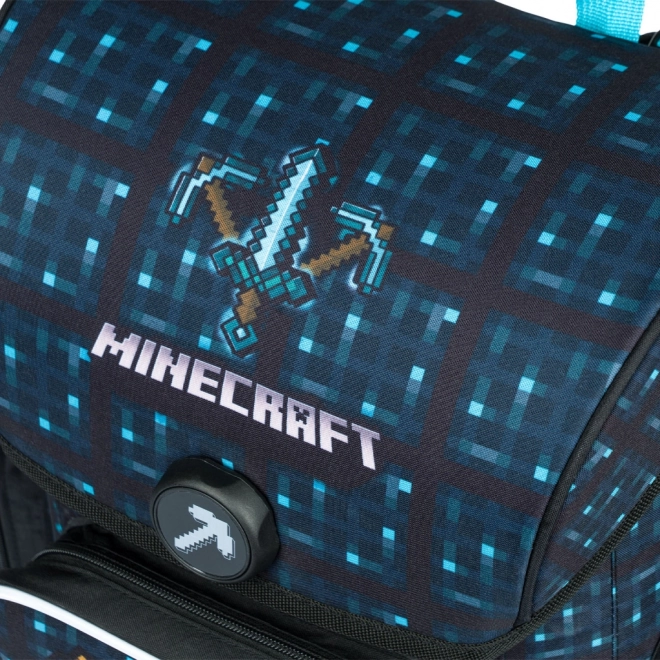 Školská aktovka Ergo Minecraft Blue Axe