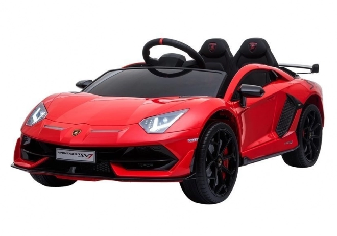 Auto na akumulátor lamborghini aventador červené