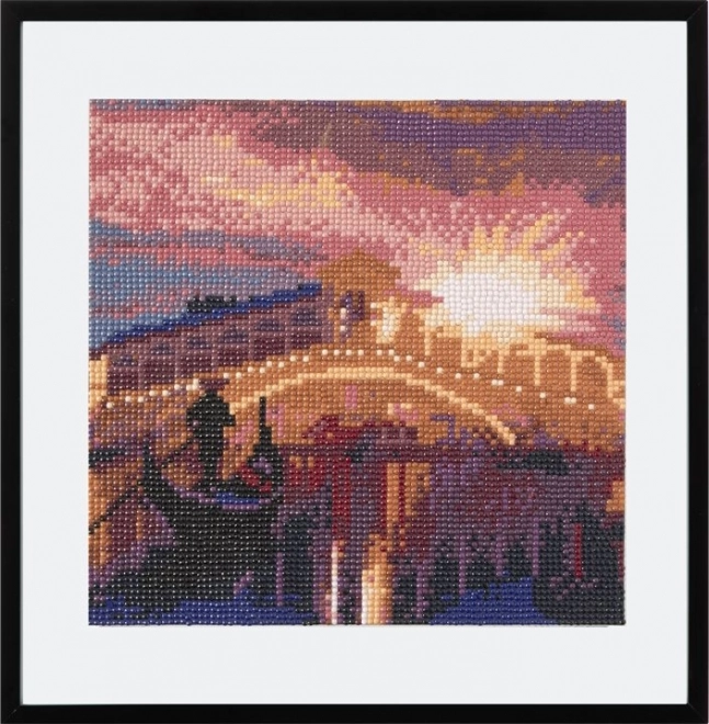 Diamantové maľovanie Ponte di Rialto 30x30 cm