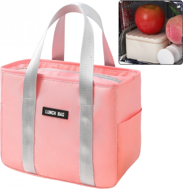 Izolačná taška na jedlo ružová 24 cm