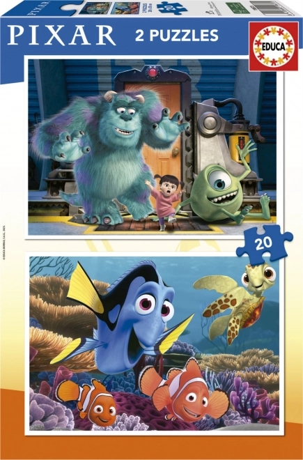 Educa puzzle Disney Pixar 2x20 dielikov