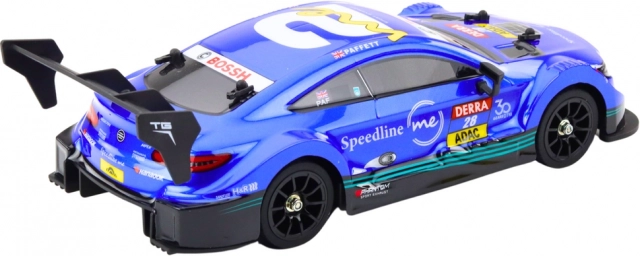 Závodné auto RC pre drift modré 30 km/h 1:16