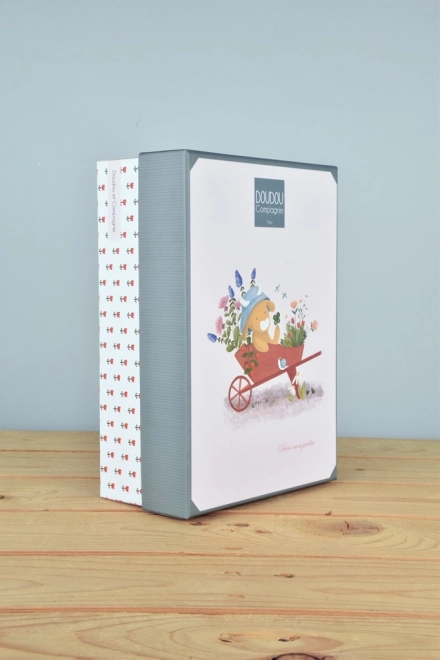 Doudou Darčeková sada Plyšový maznáčik Kravička Aneth 27 cm