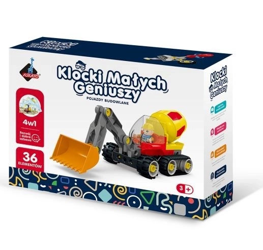 Stavebné kocky 4v1 36 kusov