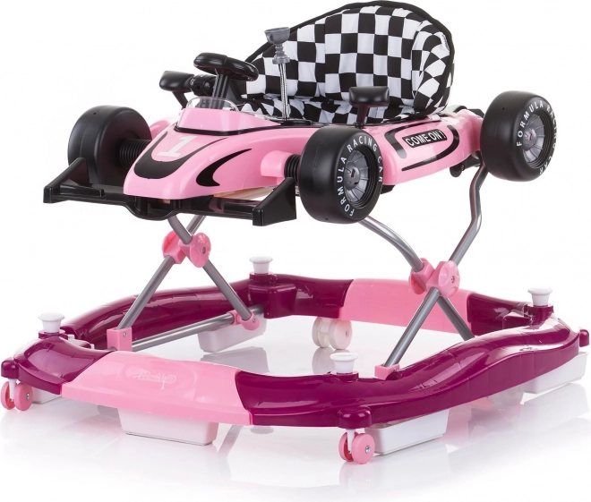 Interaktívne chodítko Chipolino Car Racer 4v1 Pink