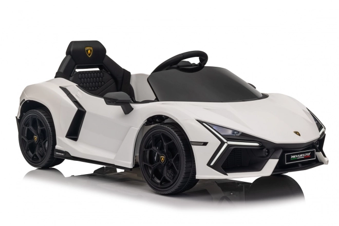 Detské elektrické vozidlo Lamborghini Revuelto biele