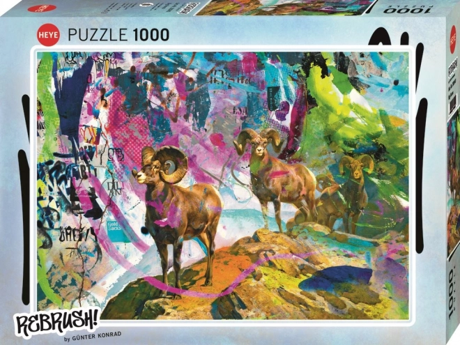 Puzzle Rebrush! Veľké Rohy 1000 Dielikov