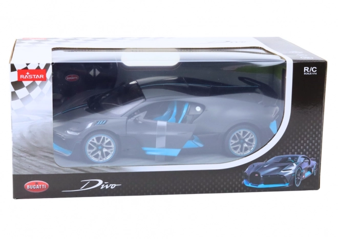 Závodné auto na diaľkové ovládanie Bugatti Divo s otváracími dverami 1:14