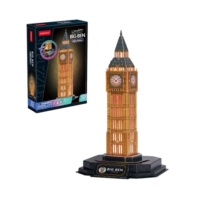 CubicFun: 3D puzzle Big Ben nočná verzia