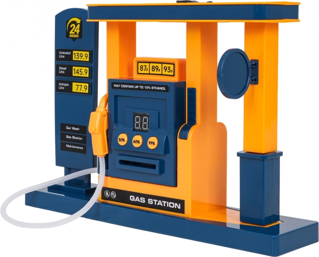 Realistické tankovanie so svetlami a zvukmi