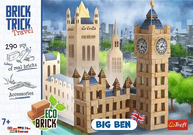 Kocky Ceglová Brick Trick Cestovanie Big Ben Anglicko