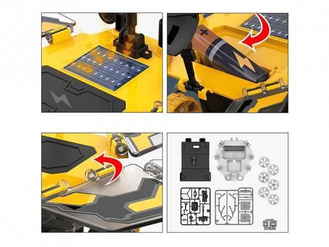 Edukativný Solárny Mars Rover Stavebnica