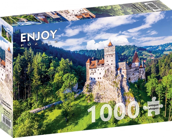 Puzzle Branský Hrad v Lete, Rumunsko - 1000 Dielikov