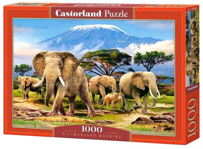 Puzzle Ráno pod Kilimandžárom 1000 dielikov