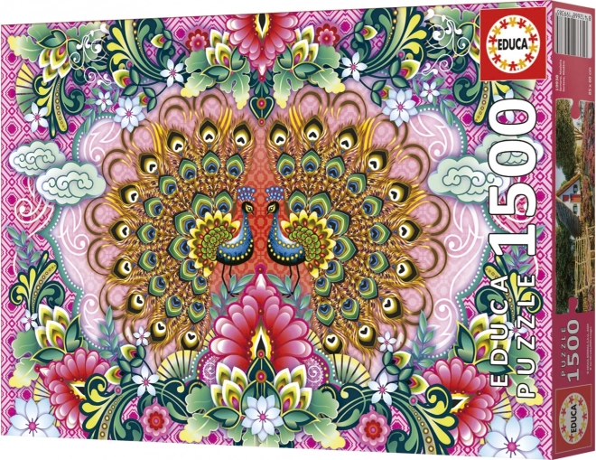 Educa puzzle Indickí pávi 1500 dielikov