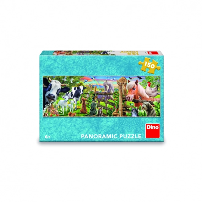 Panoramatické puzzle Farma 150 dielikov