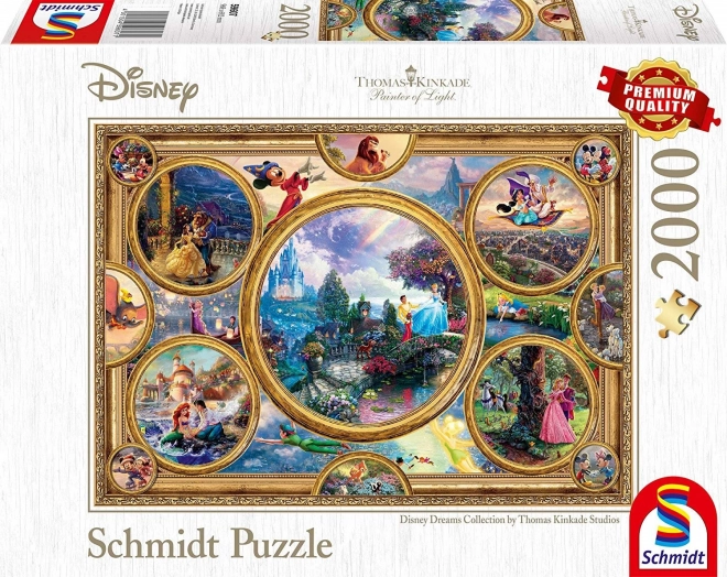 Puzzle Disney koláž 2000 dielikov