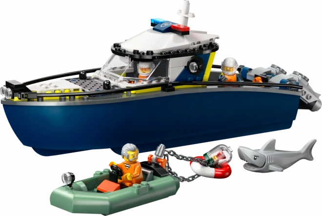 LEGO City Naháňačka v policajnej lodi
