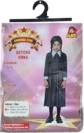 Kostým gotická dievča pre deti 120–130 cm