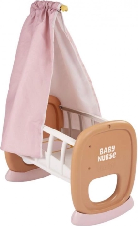 kolíska pre bábiky s baldachýnom smoby baby nurse