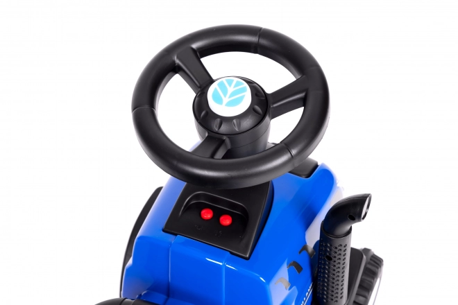 Detský traktor na vozenie s prívesom, interaktívnym volantom a zvukmi